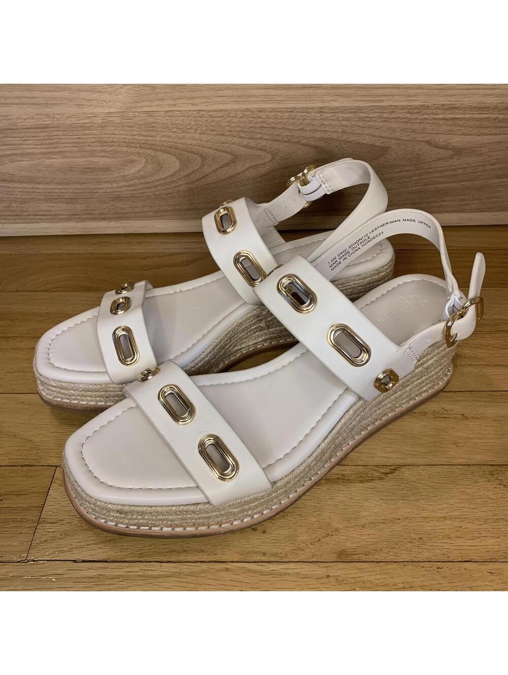 Splendid Dani Slingback Espadrille Platform Wedge Sandal in Linen - Size 7.5